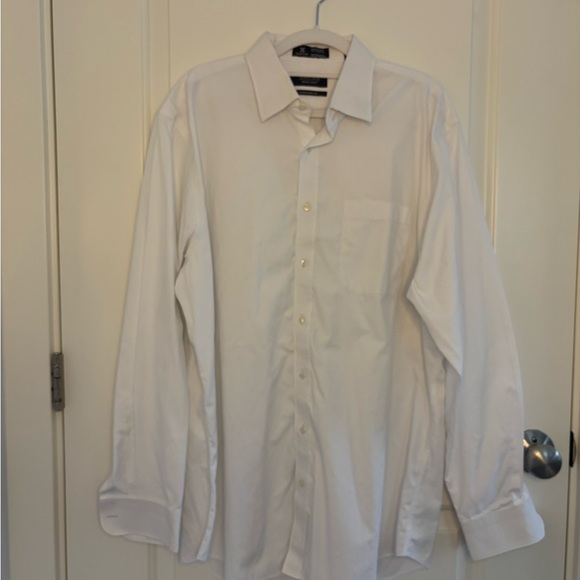 Nordstrom Classic White Men's Top Traditional Fit - Picture 1 of 5